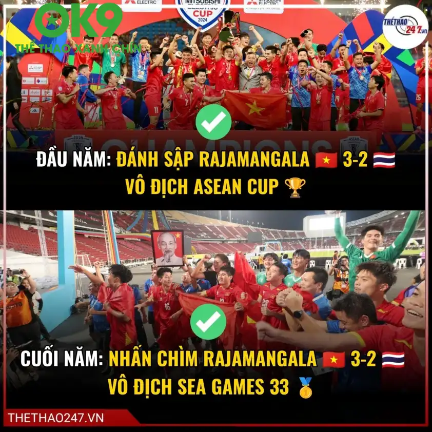 U22 Thái Lan gục ngã 2-3 trước U22 Việt Nam sau hiệp phụ